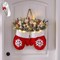 15.7-Inch Pre-Lit Christmas Glove Wreath - 20 Warm White LEDs